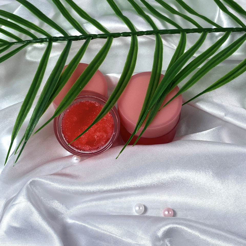 2023 Strawberry Flavor Pink Lip Mask Moisturizing Private Label Lip Mask Pink Lip Mask