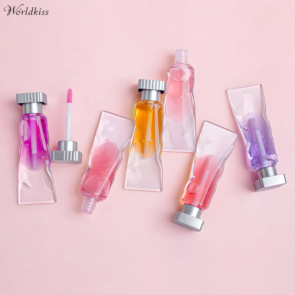 12 Flavor Fruit Lip Gloss Private Label Tinted Transparent Vegan Lip Oil