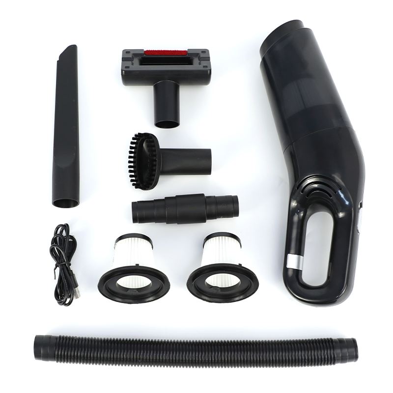 ABS Wireless Foldable Blowing 8000PA Suction Two Filters USB Car Vacuum Cleaners