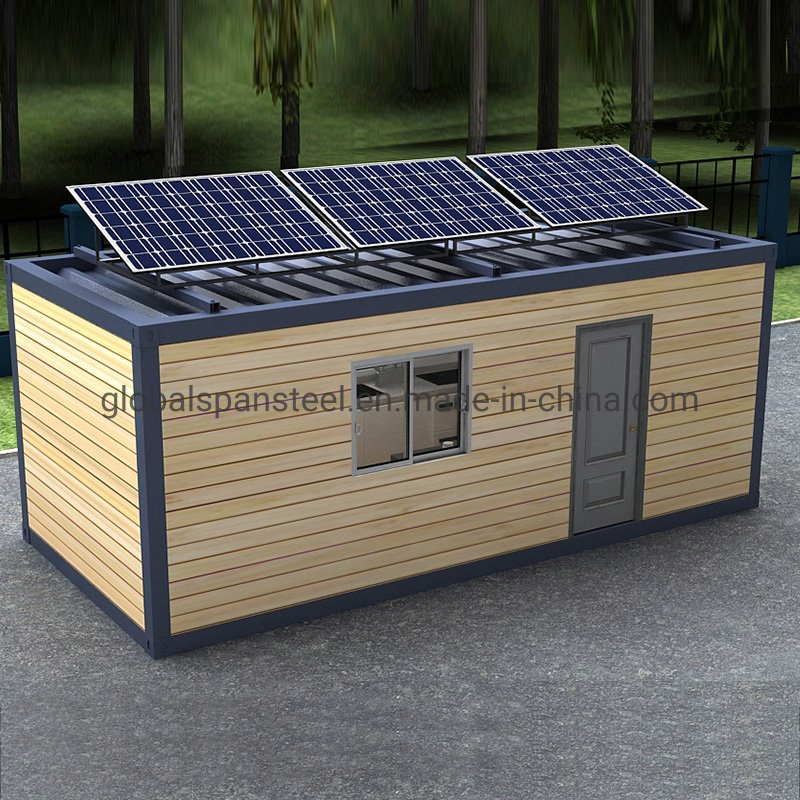 Luxury Prefabricated Wooden Prefab Modular Caravan Modular Container Living House with Mobile Toilet