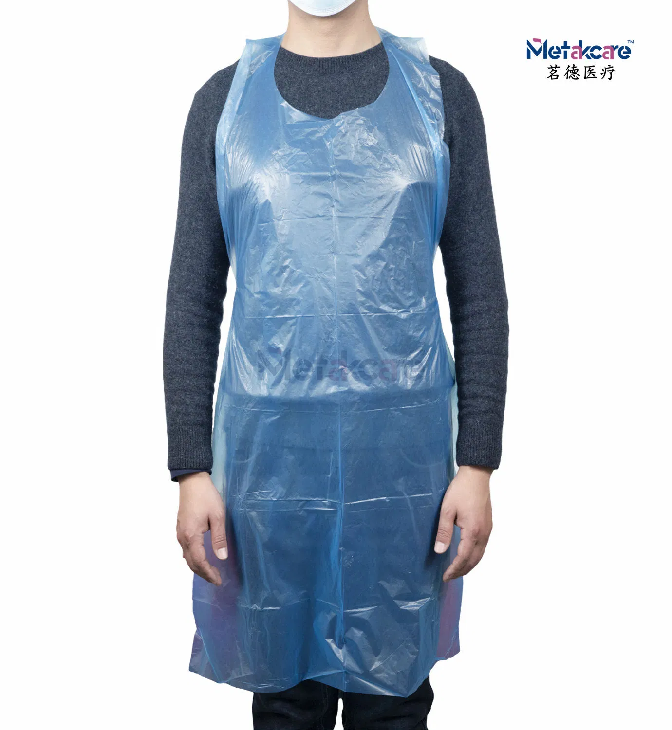 PE Plastic Apron Sleeve Covers Disposable Apron for Medical and Household