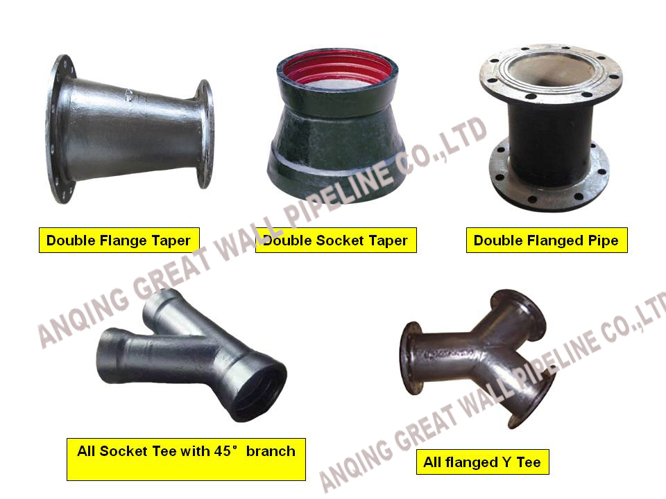 Premium Zinc Coated Ductile Iron Double Flange Bend Fitting