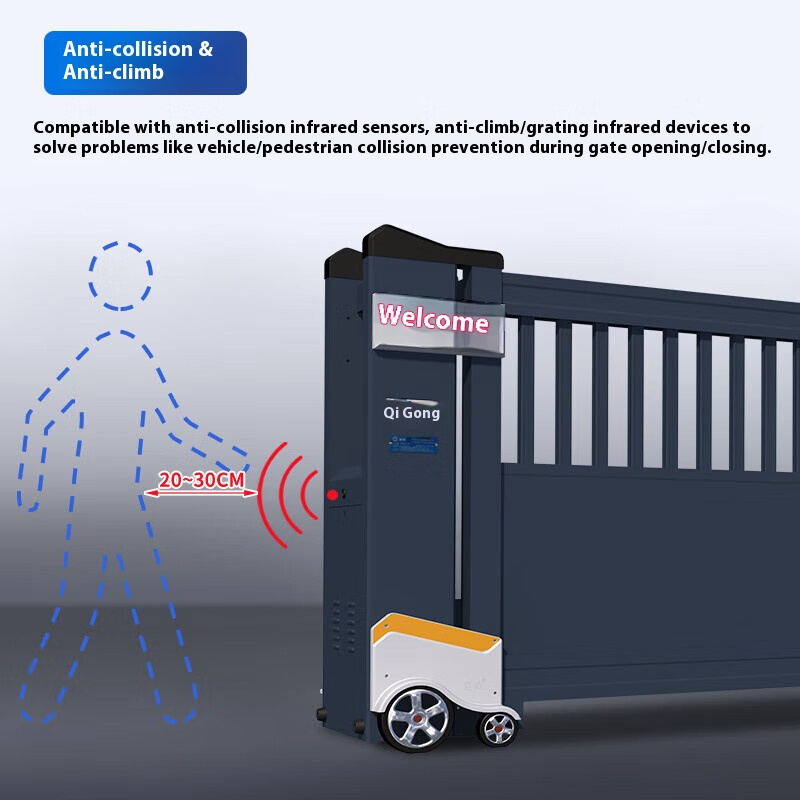 Easy Installation Best Hotel Residence Gate Cost-Effective Sectional Sliding Gate