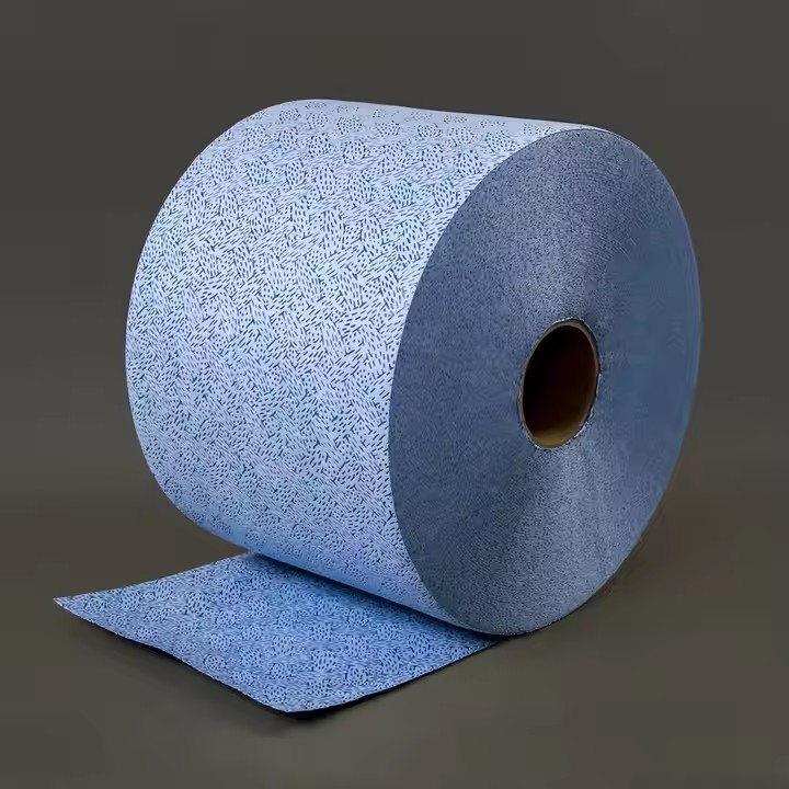 Industrial Oil Absorbent Meltblown Cloth Oil Absorbent Fabric Heavy-Duty Oil Absorbent Mat Industrial Degreasing Cloth