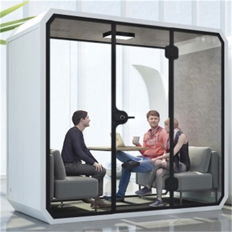 Soundproof Movable Silence Office Booth Private Telephone Call Pod with Ventilation System Office Phone Booth