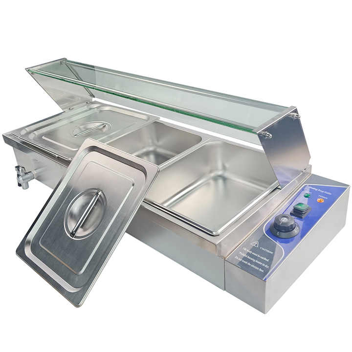 User-Friendly Commercial Food Warmer Countertop Electric Soup Bain Marie