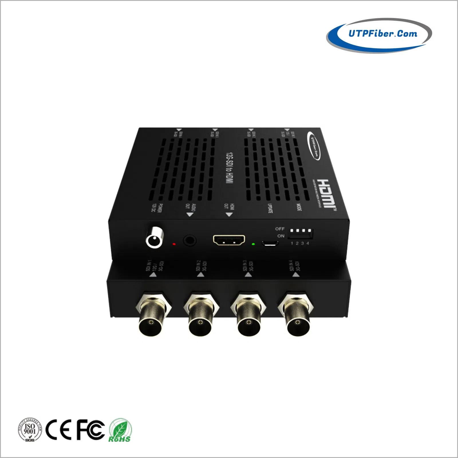 Конвертер 12G-SDI в 4K HDMI, 4x3G-SDI в 4K