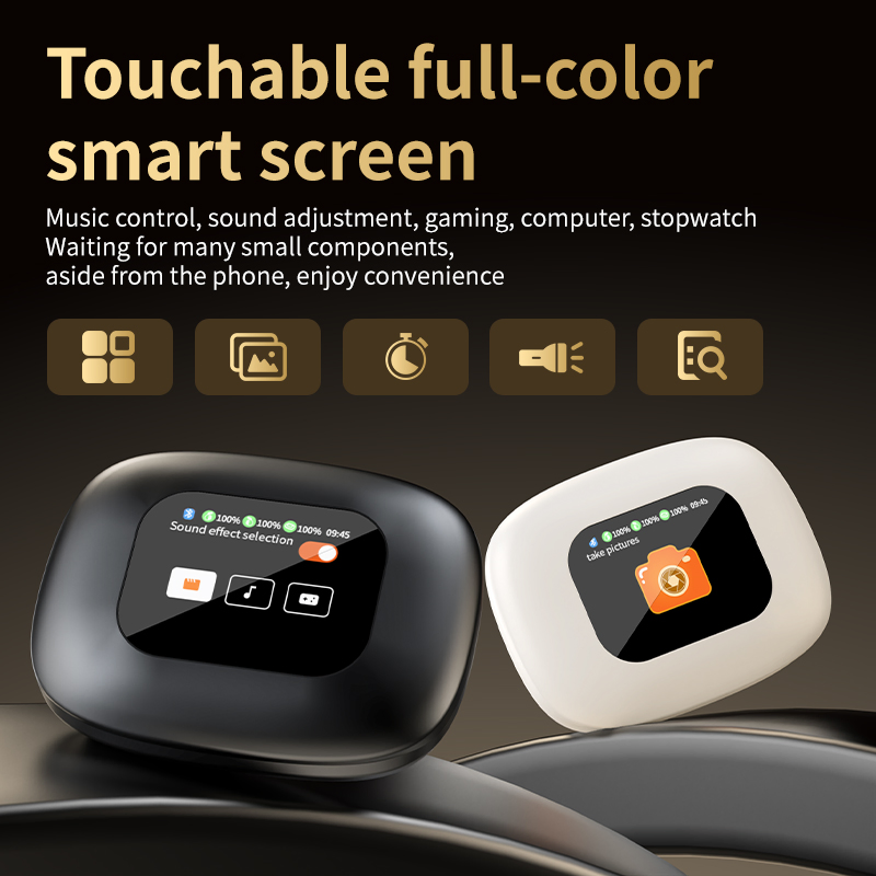 Беспроводные наушники TWS с сенсорным экраном и ANC