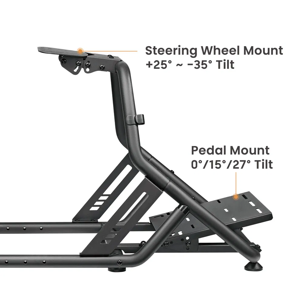 OEM ODM Car Driving Steering Wheel Stand Driving Simulator Sim Racing Cockpit with Monitor Mount