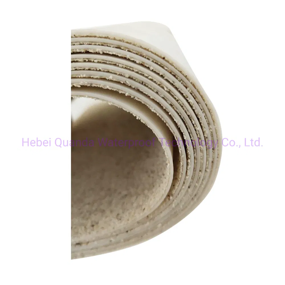 Non-Asphalt Underground Basement Constructions Pre-Applied High Polymer EVA HDPE Self-Adhesive Waterproof Membrane