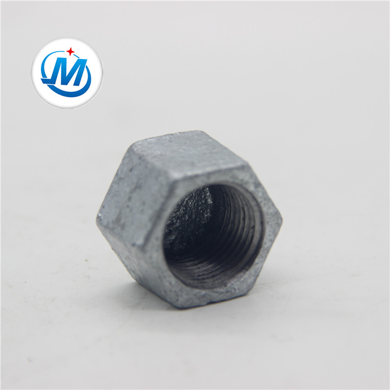 Mi DIN 2 Inch Female Thread Gas Connection End Hexagon Cast Iron Cap