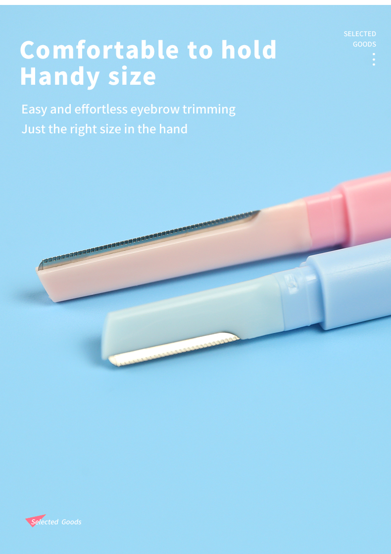 Premium Stainless Steel Eyebrow Trimmer for Perfect Shaping