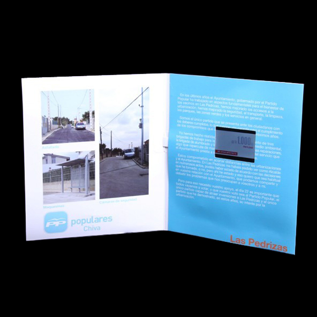 2.4'' LCD Video Cards/Video Brochure for Business or Wedding