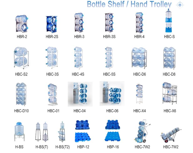 Water Dispenser for 5 Gallon Water Bottle Shelf Rack Cradle Bucket Shelf (HBC-D8)