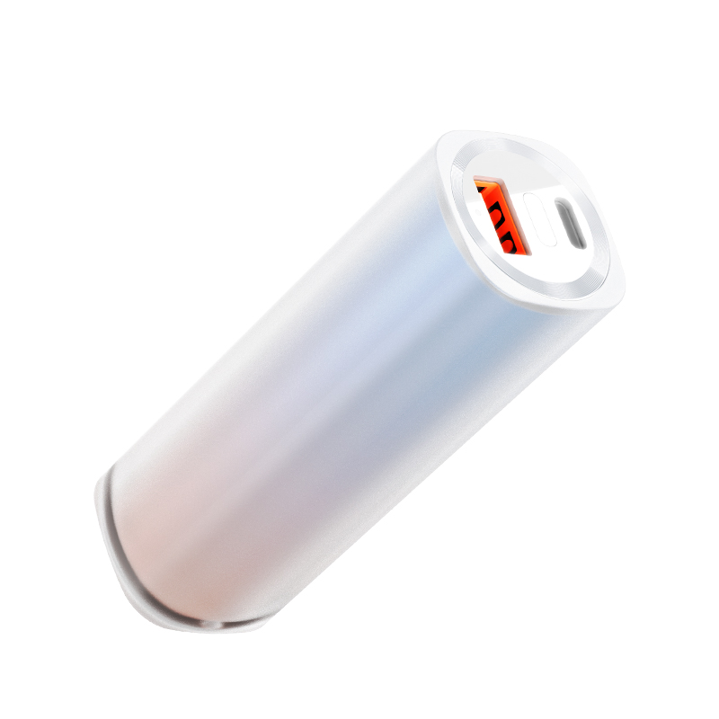 Mini 5000mAh Square Pd Type-C Fast Charge Small Portable Wholesale Power Bank