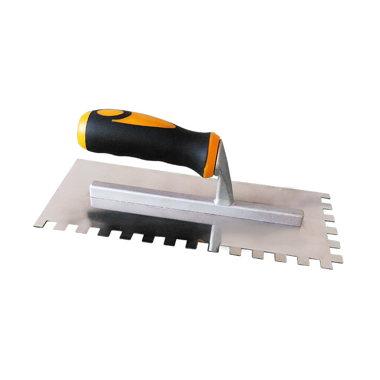 Plastering Trowel with Fiberglass Handle and Teeth