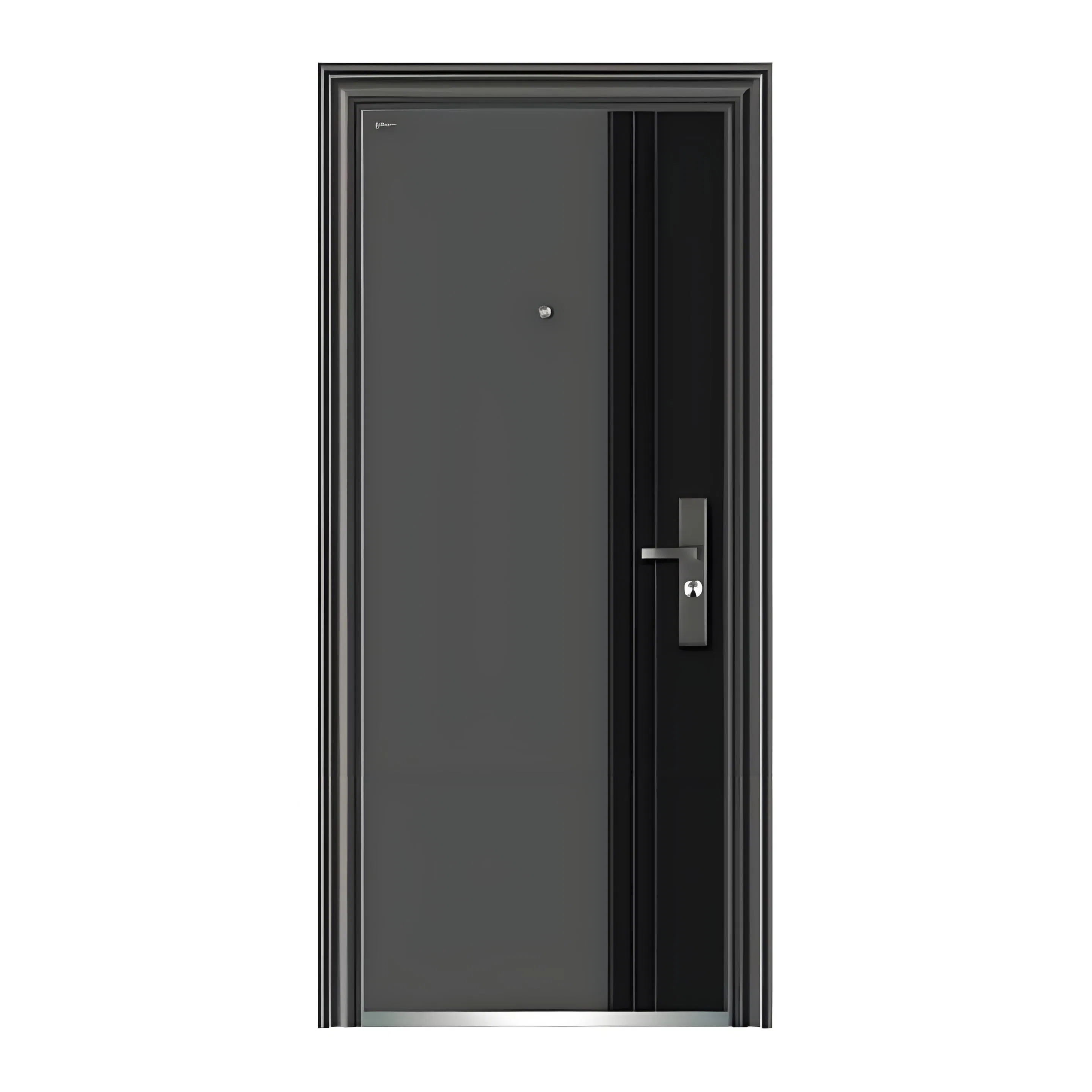 Cateraly Versatile Security Door with Customizable Hinges for Effortless Setup with Hardware