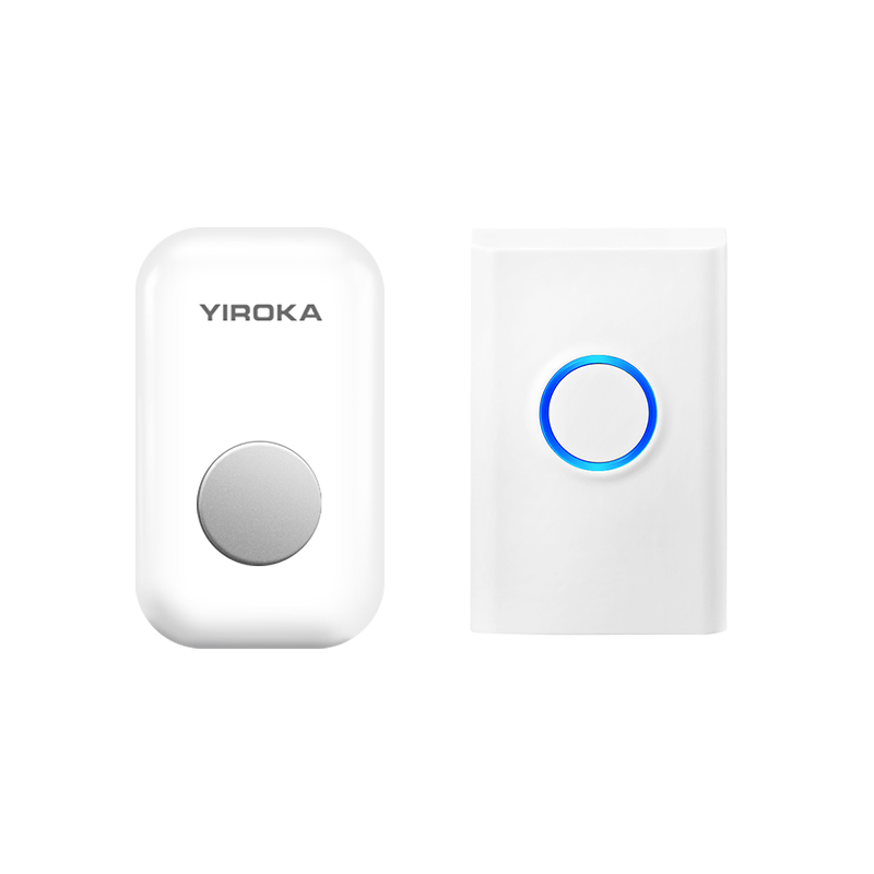Wireless Battery Doorbell with Plug-in Receiver
