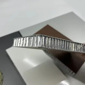 Moisture-Proof 8mm Indoor Sandwich Decorative Material Wall Panel Decoration Stainless Steel Aluminum Honeycomb and Steel Composite Decorative Panel