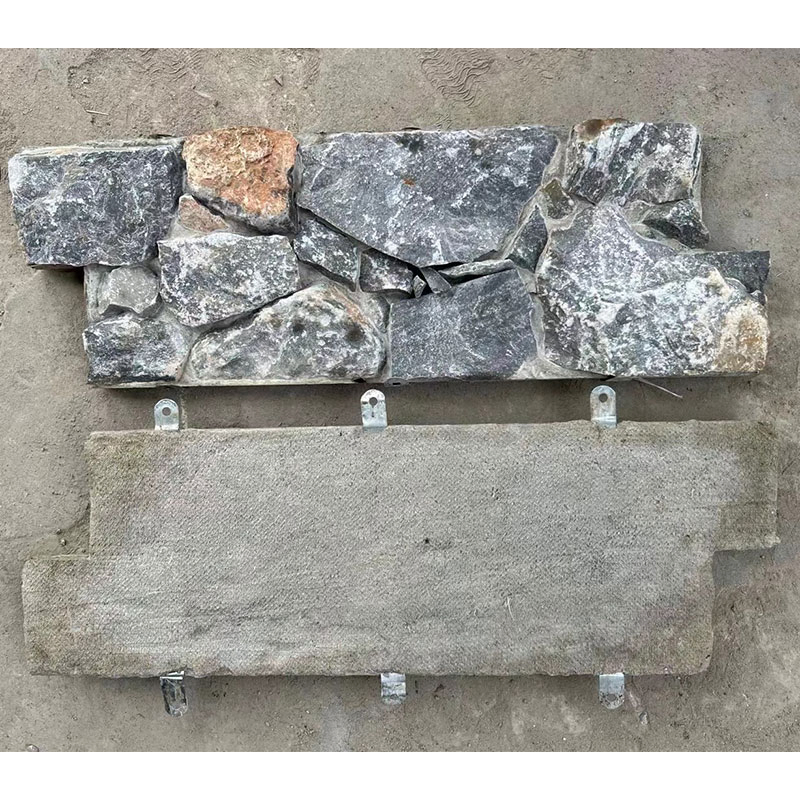 Rusty Quartz Nature Culture Stone for Home Decoration Stacked Slate Z Shape Wall Cladding for Wall Panel