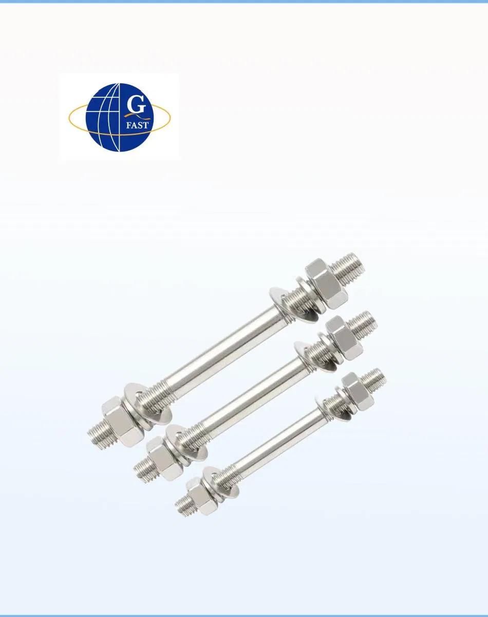 Двухсторонний болт с гайкой