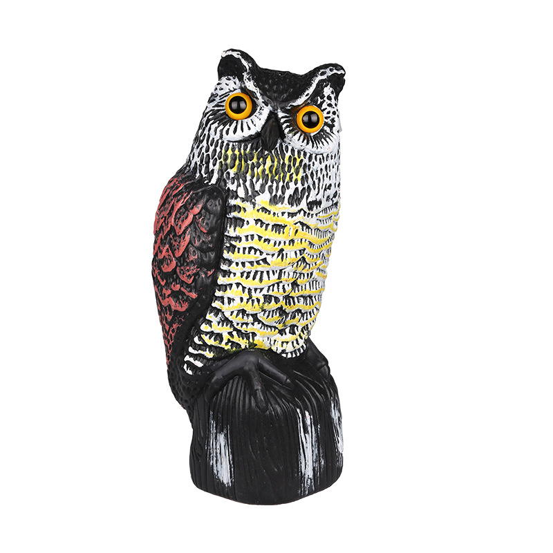 Owl Shape Bird Scared Pest Control Scarer Garden Scarecrow