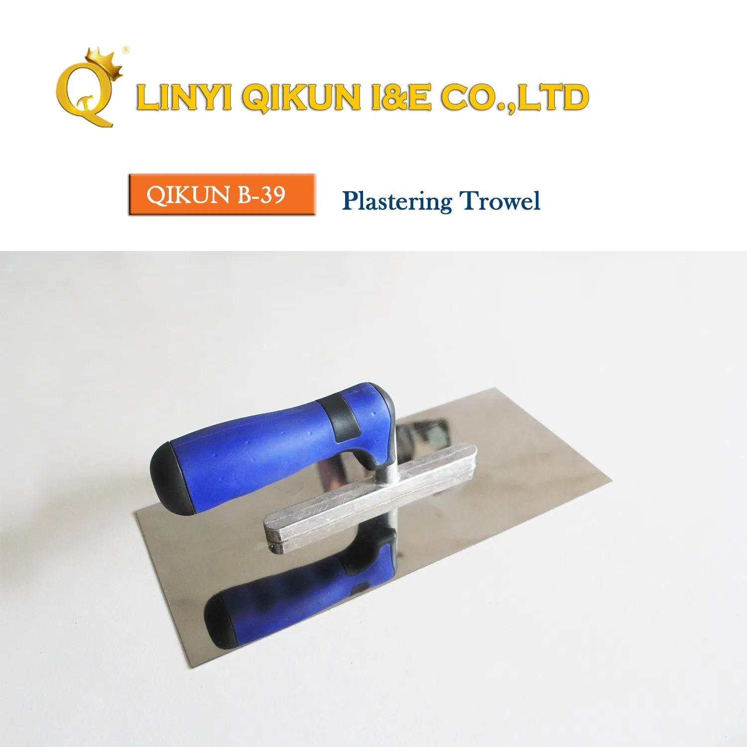 B-39 Construction Decoration Paint Hand Tools Plastic Handle Normal Polished Plastering Trowel