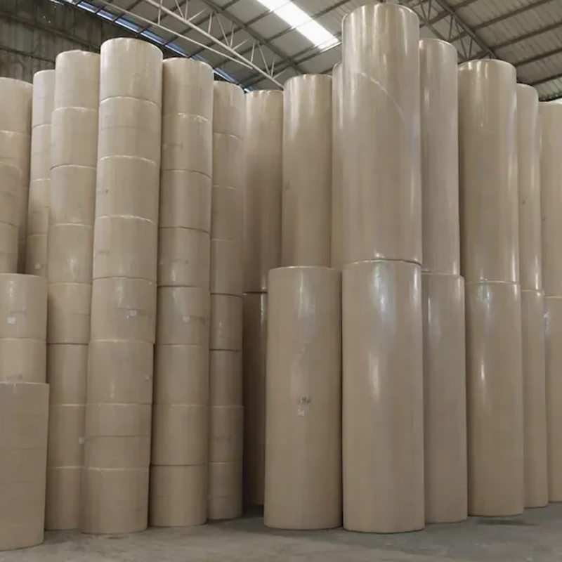 OEM Bamboo Pulp Rolls Tissue Paper Jumbo Roll Raw Material