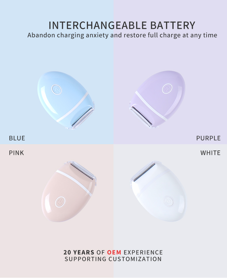 3 in 1 Blades Cosmetic Women Personal Care Hair Electric Lady Shaver