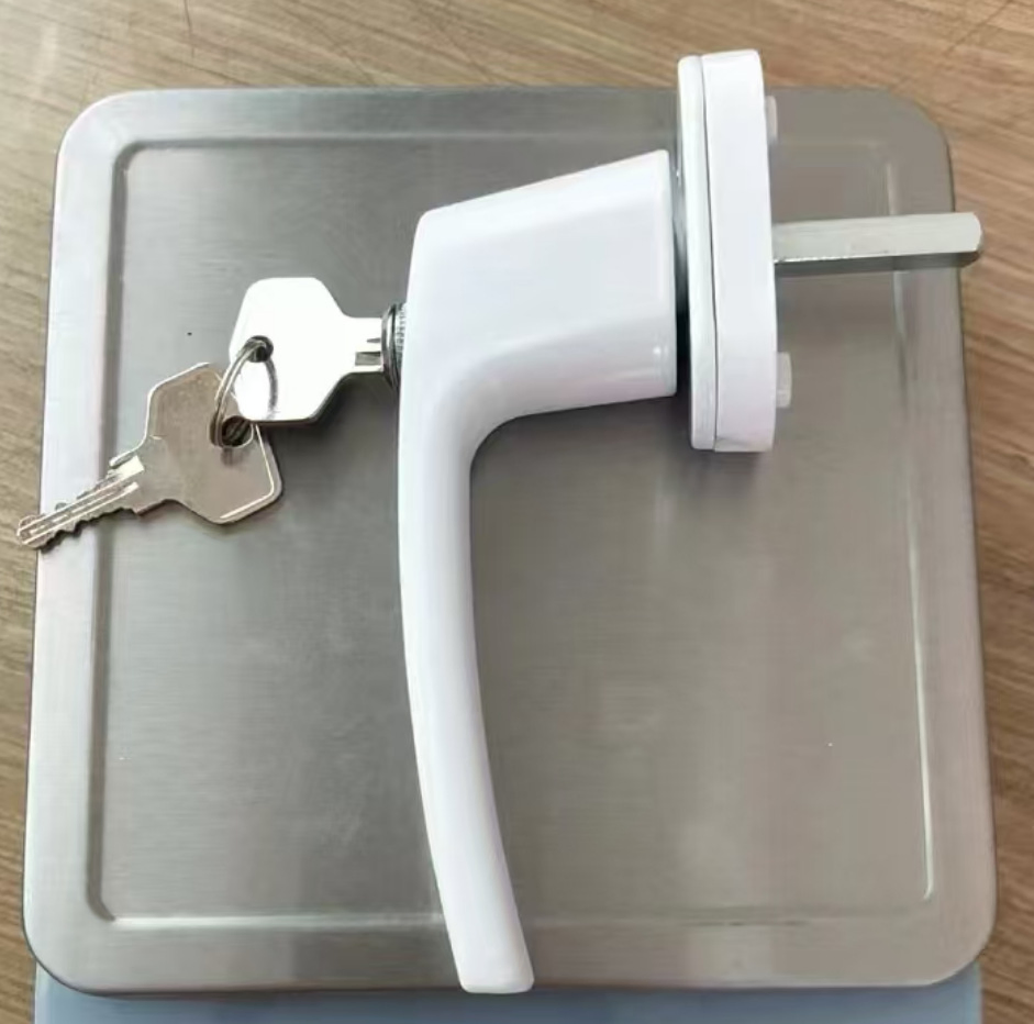 Charmo PVC Window Handle - Tailored Size with Aluminum and Glass