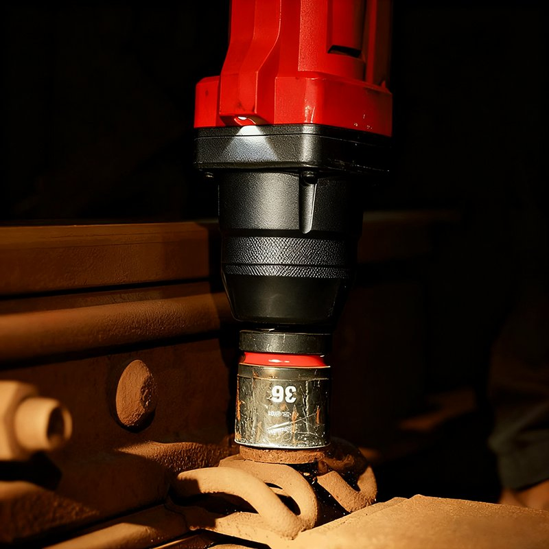 Handheld Lithium Battery Rail Impact Wrench for Railway Bolts