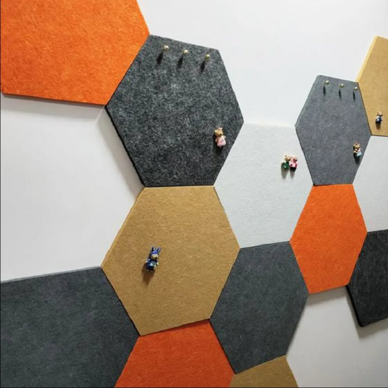 Multi Function Sound Absorbing Wool Felt Fabric Acoustic Wall Panels DIY Pet Felt Acoustic Panels