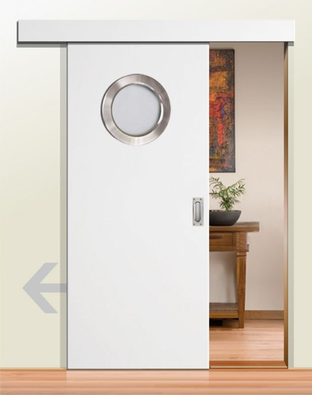 Stainless Steel Door Viewer Clear Tempered Glass Window Porthole