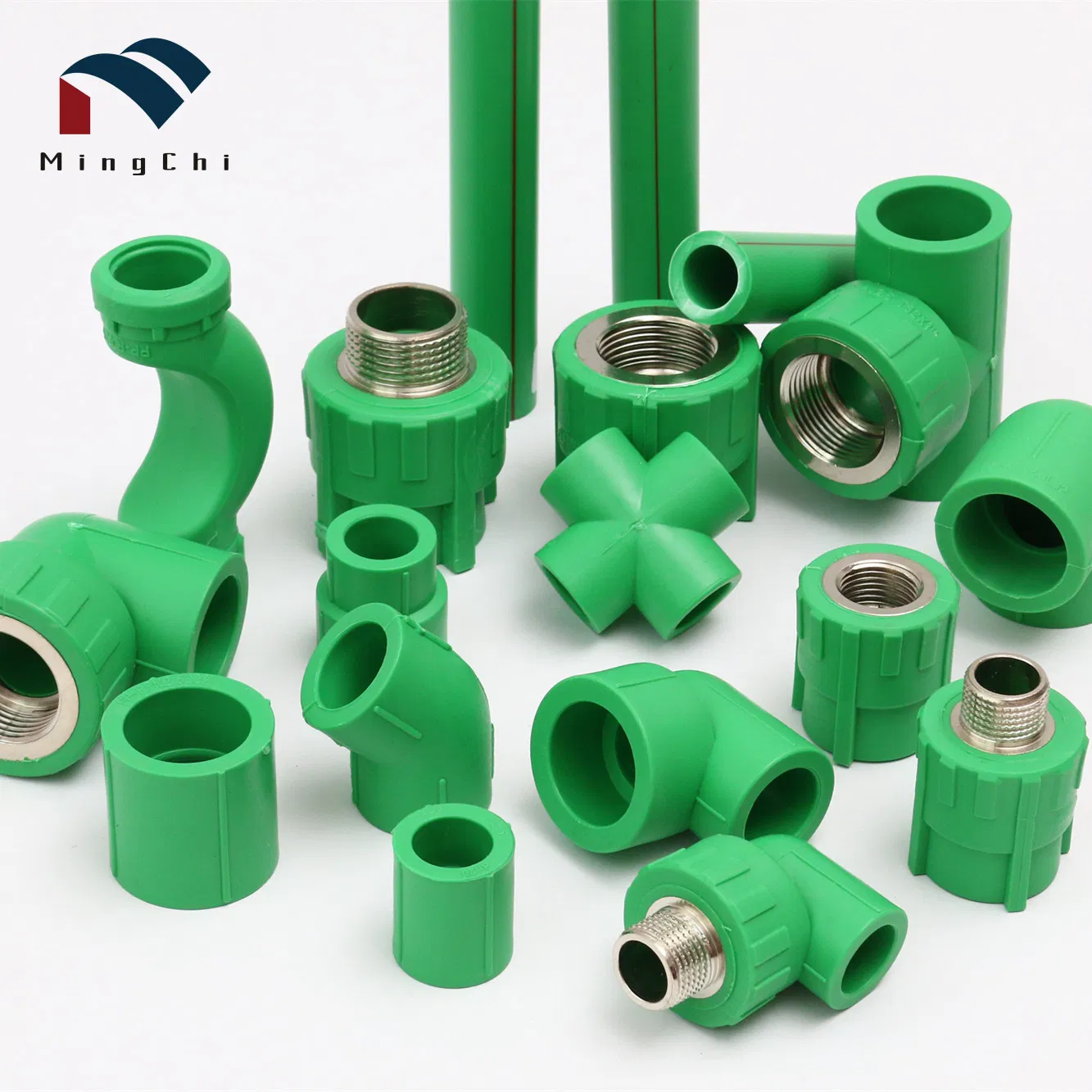 Zhuji PVC Plumbing Material 90 Degree PPR Female Male Elbow Tee in Pipe Fittings