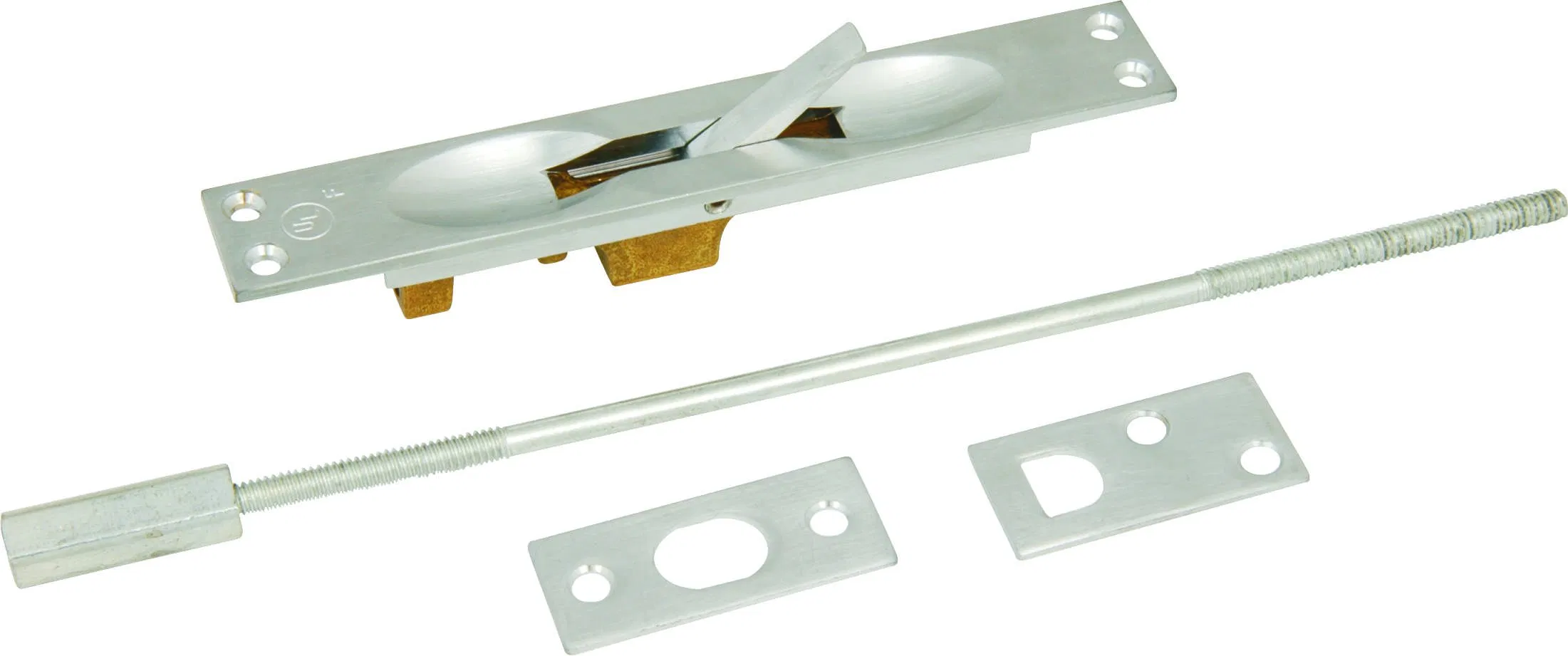 Brass Door Flush Bolt Furniture Latch Door Hardware  B-BL61-SN