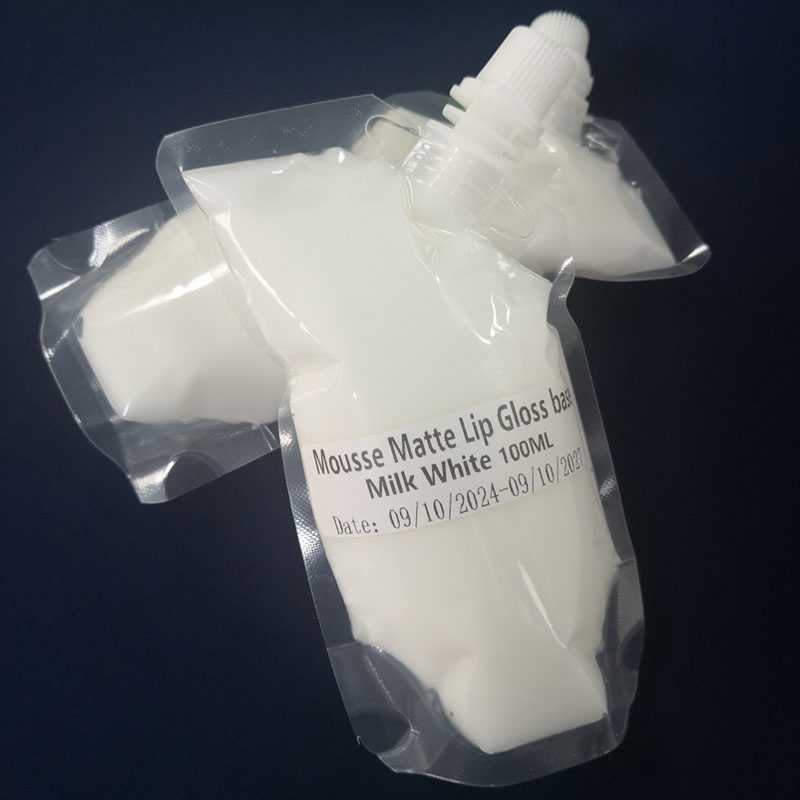 100 Ml Mousse Milk White Matte Lip Glaze Lip Gloss Base