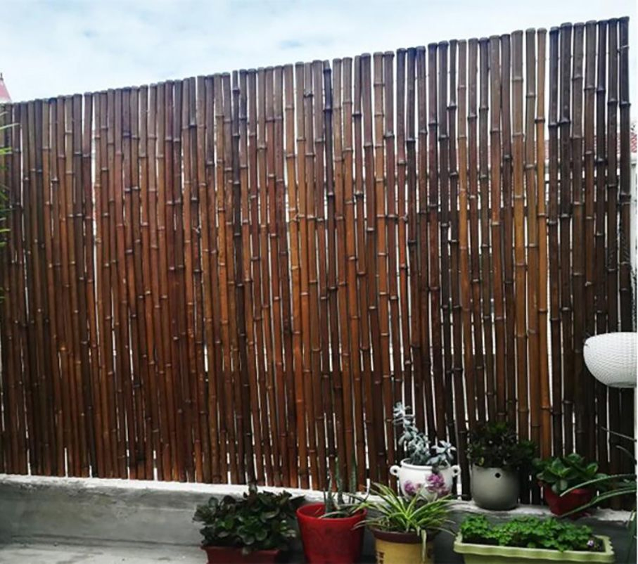 Chinese Factory Selling Bamboo Screen Fencing Panels Bamboo Poles for Planting