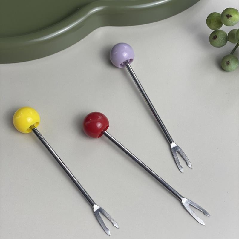 Dopamine-Inspired 304 Stainless Steel Fruit Fork