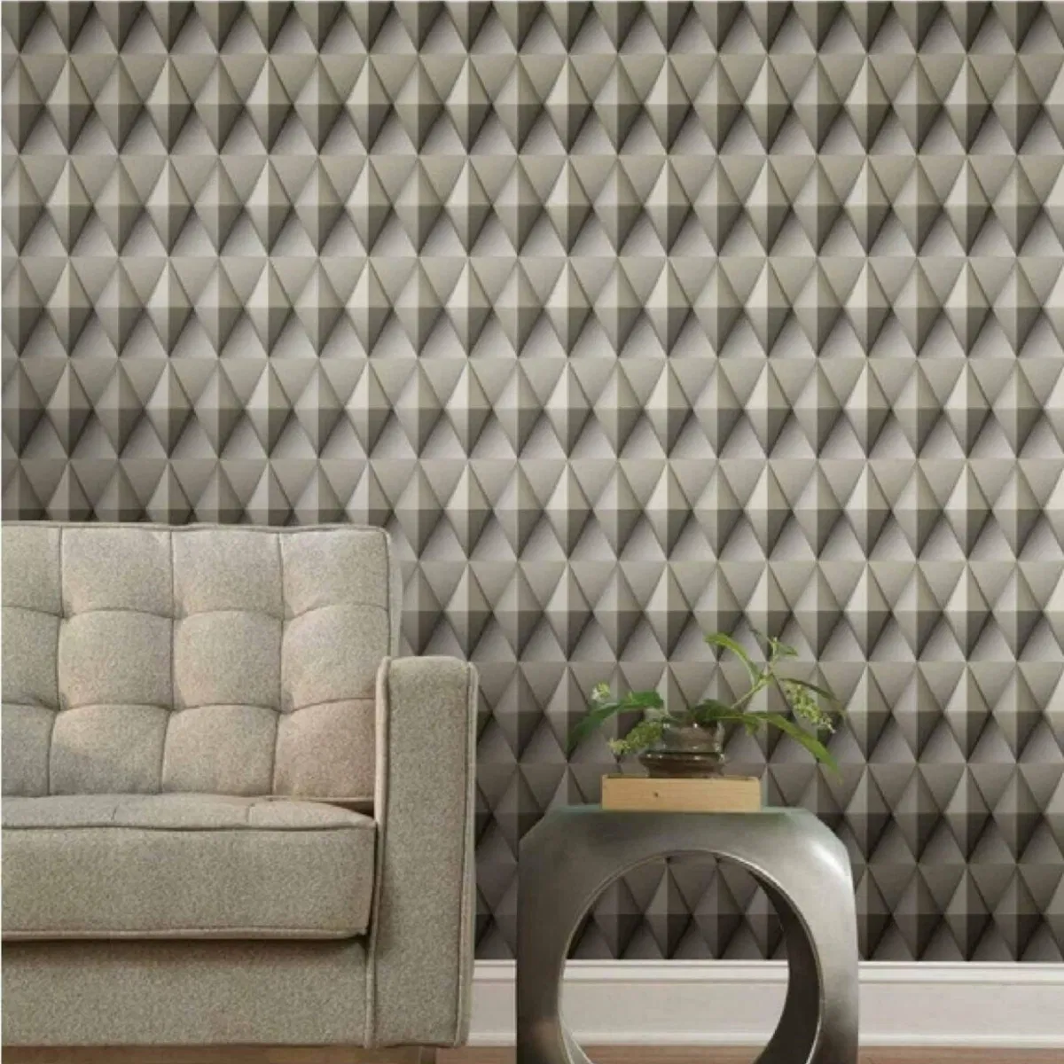 3D Design Concrete Brick for Hotel Hall Mall Indoor Outdoor Wall Cladding Eco-Friendly Ripple 300*260*18mm