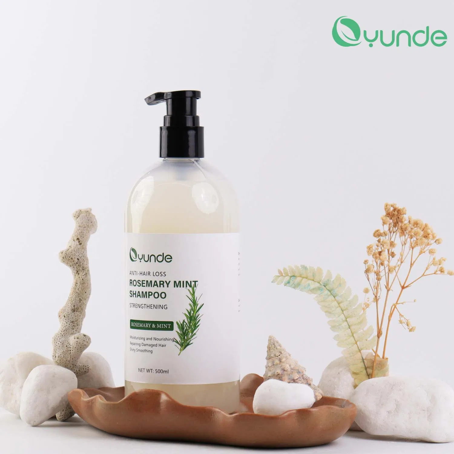 Private Label Hair Treatment Strengthening Hair Growth Rosemary Mint Shampoo