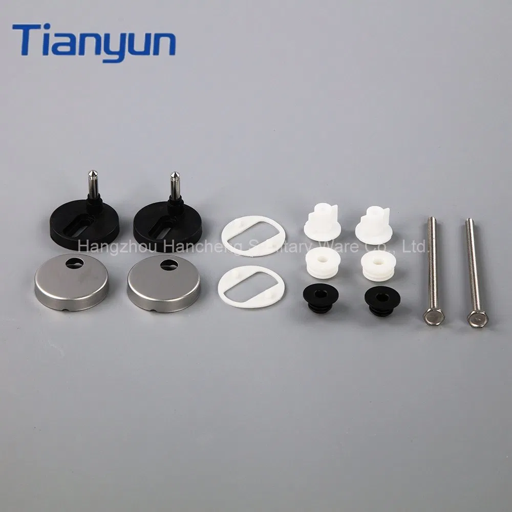 Toilet Seat Cover Top Fixing Screw Bolts Install Kit Top Kit Integrated One-Piece Gasket Toilet Seat Hinge