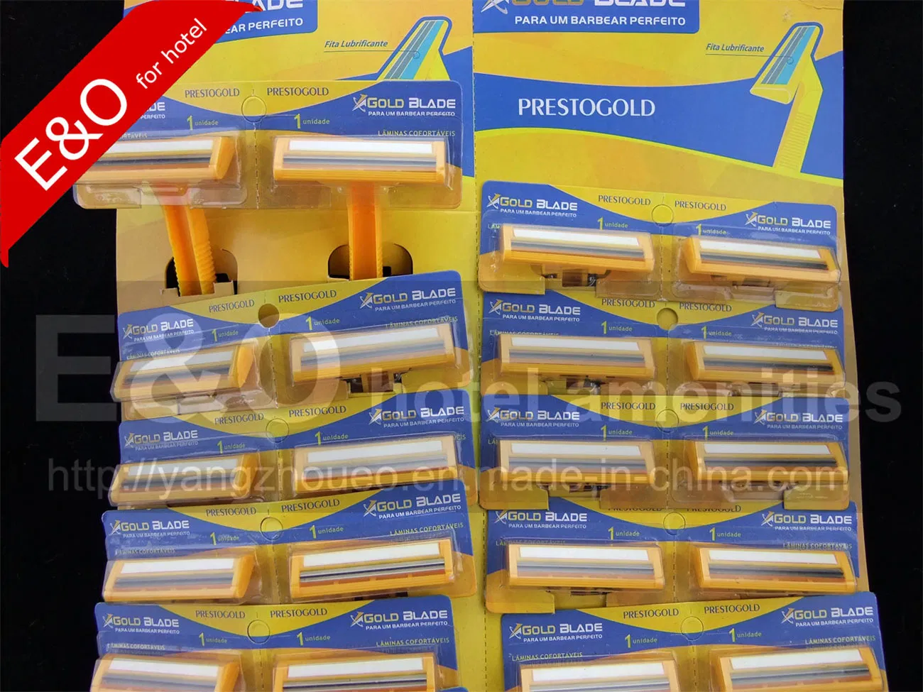 Disposable Display Card Package 2 Layers Blades Shaver Razor