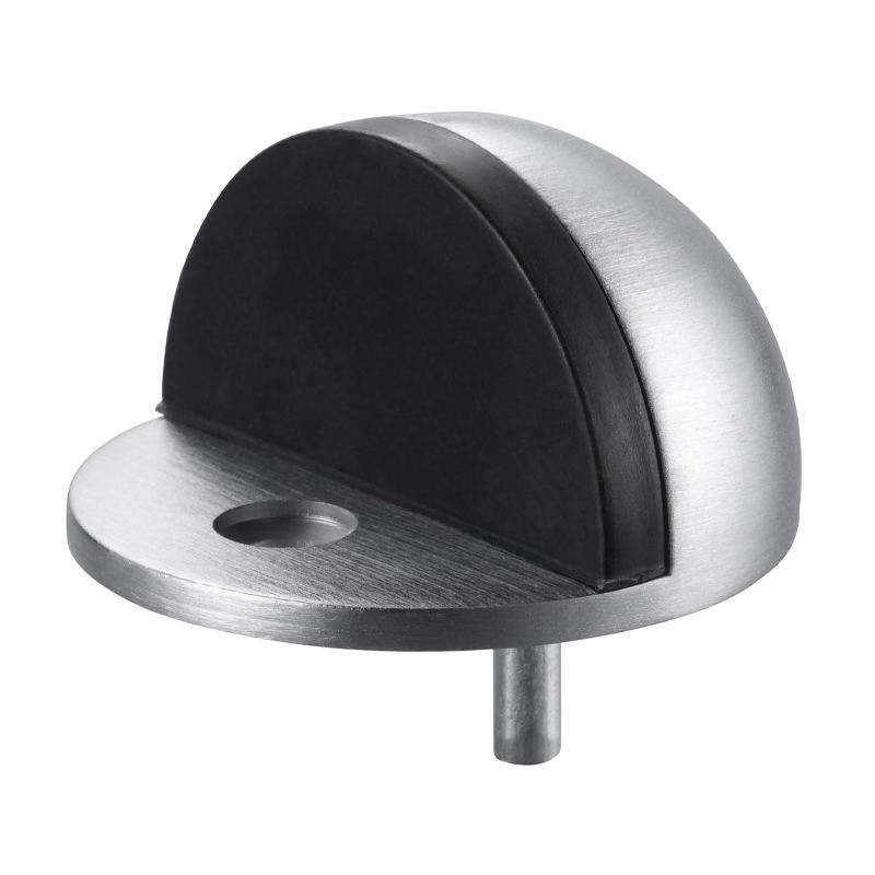 Stainless Steel Rubber Cushion Banging Prevent Floor Mount Door Stops
