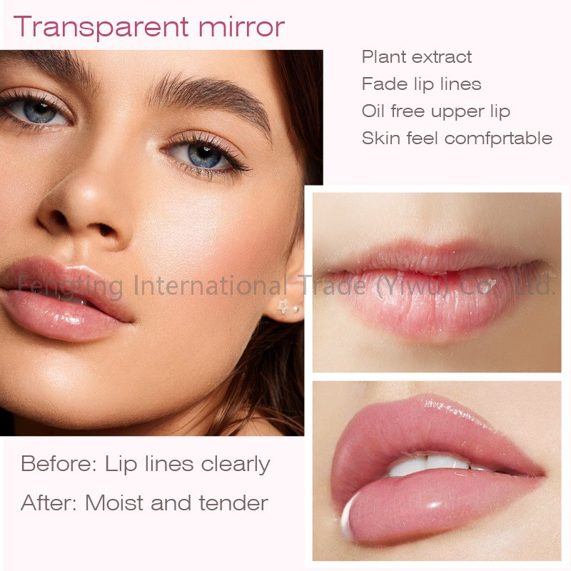 Lip Gloss Set - Transparent Moisturizing Lip Balm, Big Mouth, Full Lips, Lip Oil Long Lasting Lip Oil