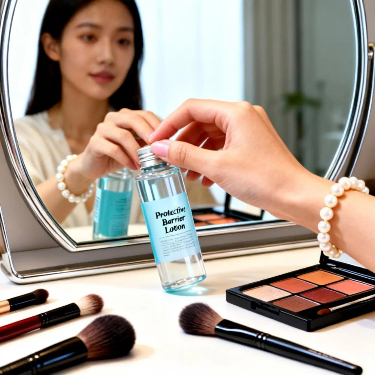 Anti-Aging Madecassoside and Panthenol Lift and Firm Face Lotion for Sagging Skin and Fine Lines