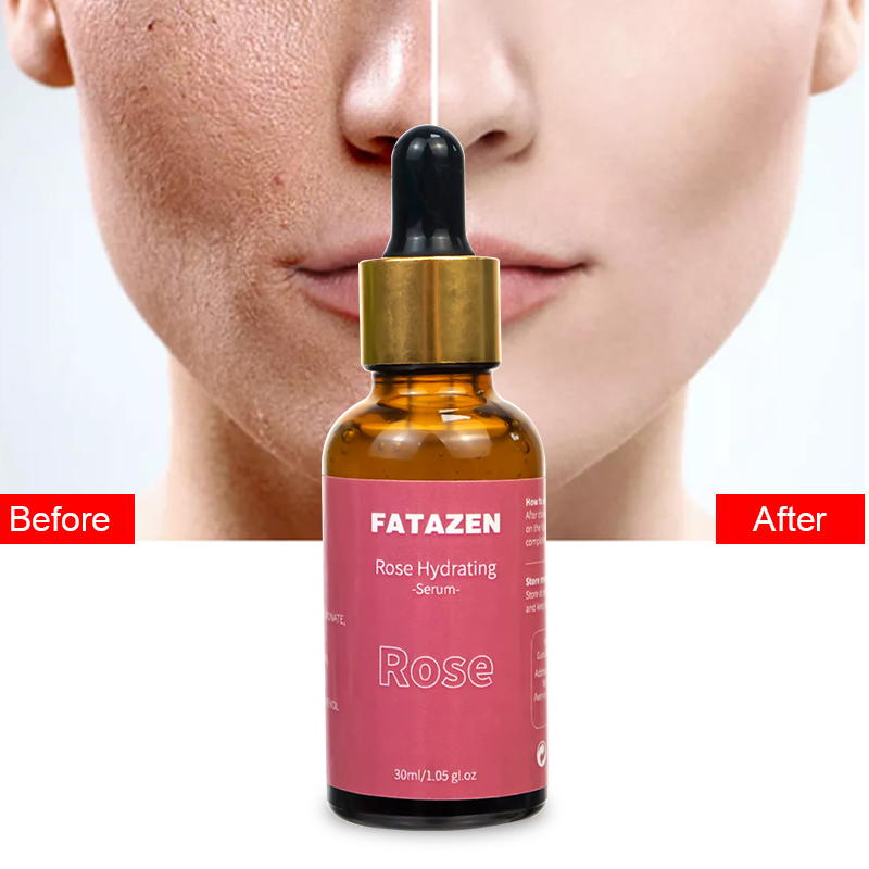 Natural Plants Rose Serum Wholesale Moisturizing Repairing Shrink Pores Rose Facial Essence
