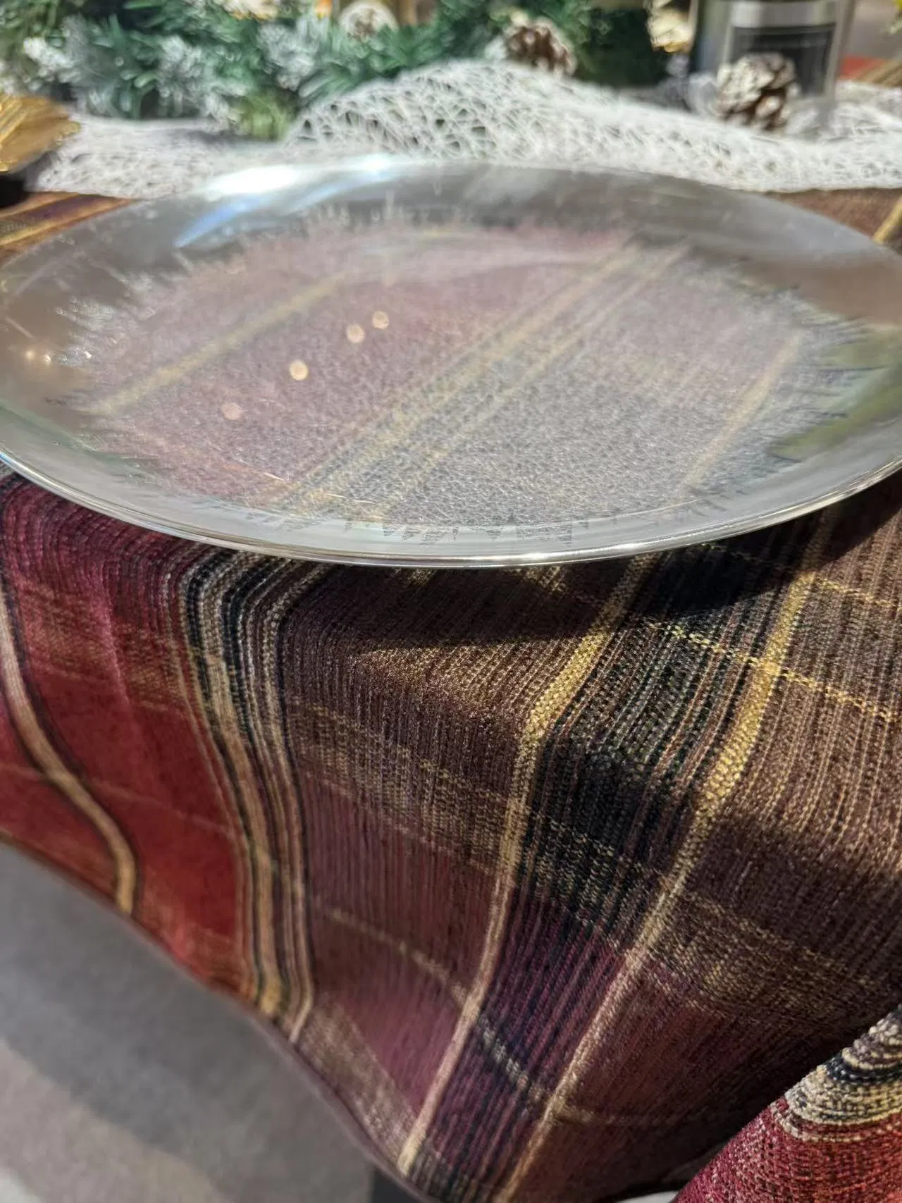 PP Low Price Plastic Tableware Charger Plate