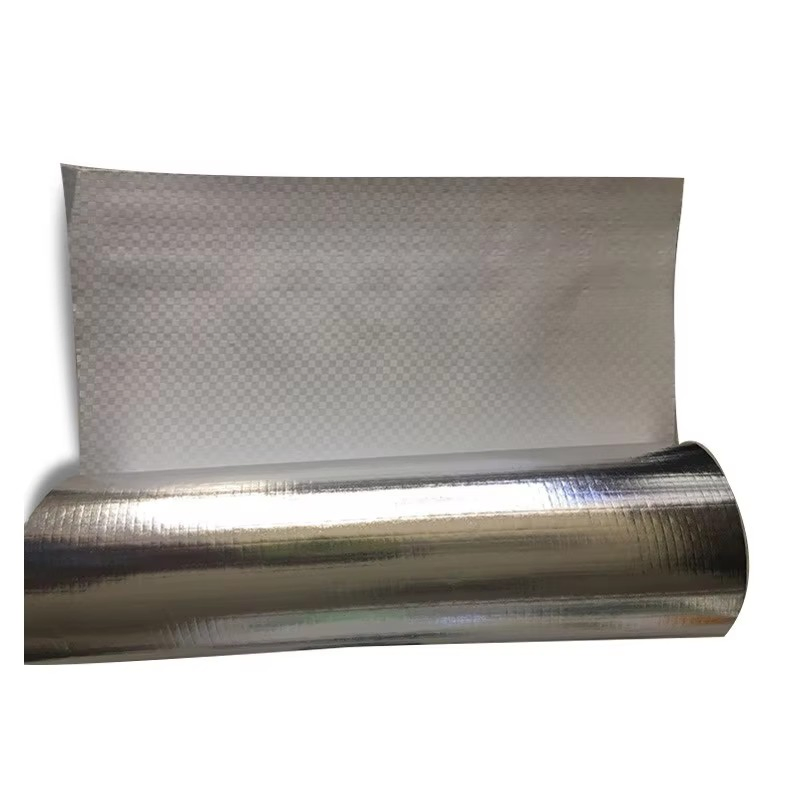 Aluminum Foil Coated Woven Fabric Roofing/ Duct Vapor Barrier/ Heat Resistance Insulation