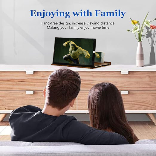 Увеличитель экрана телефона, 10 дюймов, цвет тёмное дерево