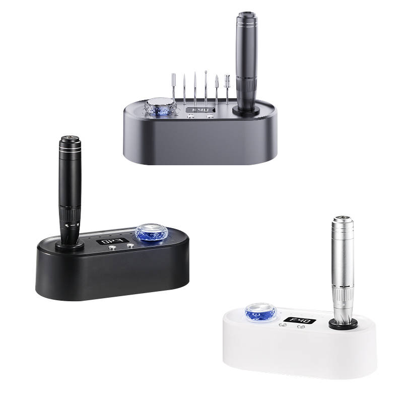 40000rpm Electric Micromotor Nail Drill File Polish Tool with USB Port